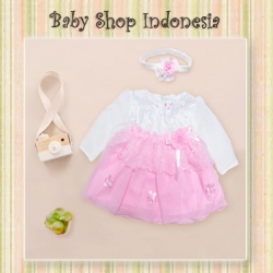 dress pink coba  large